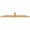 Ekena Millwork Eugene Smooth Timber Gable Bracket, Western Red Cedar, 96"W x 20"H x 3 1/2"D x 5 1/2"F, 5/12 Pitch GBW096X20X0406EUG00SWR - alternate 3